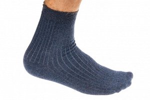 Качественные носки мужские, хлопок, размеры 25-28, тёмно-синие