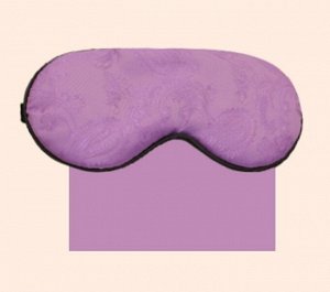 Маска для сна, принт "Узор", фиолетовая
