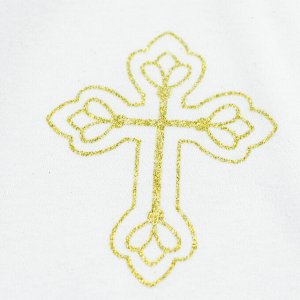 Сорочка крестильная кулирка 12811001 для новорожденного