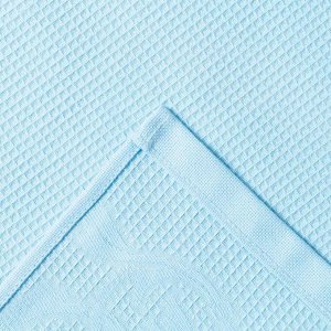 Полотенце вафельное BUON APPETITO, 50х50, цвет голубой
