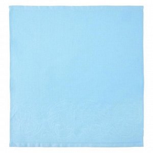 Полотенце вафельное BUON APPETITO, 50х50, цвет голубой