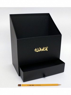 Коробка картон под цветы 20,5 х 12,5 х 26см