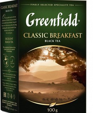 Чай Гринфилд Classic Breakfast 100г 1/14, шт