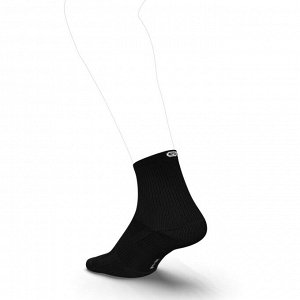 Носки для бега средней высоты comfort mid 2 пары черные kiprun