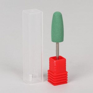 Фреза силиконовая для полировки, средняя, 10 * 24 мм, цвет зелёный