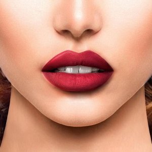 Матовая помада для губ Lamazing Lips, оттенок №1, малиновый нюд