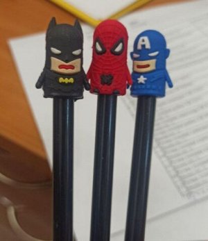 Ручка гелевая "Супергерой"