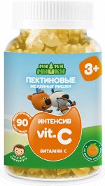 МИ-МИ-МИШКИ Интенсив Витамин С жев. пастилки пектиновые 2 г №90 со вкусом апельс. от 3-х лет (БАД)