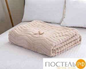 Пл-Кл-210х230бж Климентина (беж) Плед 210х230