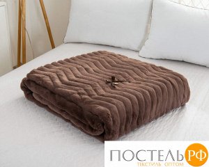 Пл-Кл-210х230ш Климентина (шоколад) Плед 210х230