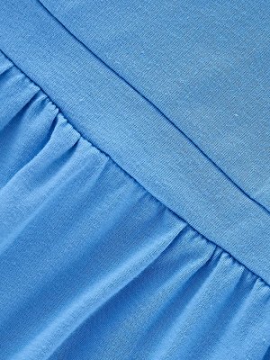Платье c воротничком (92-116см) UD 1500(1)голубой