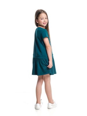 Платье (98-122см) UD 6406-2(2) т.зеленый