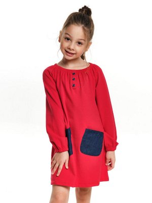 *Платье с карманами (98-122см) UD 3897(1)красный