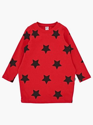 Платье со звездами (98-116см) UD 4333-2(2) красный