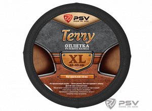 Оплётка на руль кож.перфор.PSV TERRY (Черный) XL (ХИТ ПРОДАЖ)