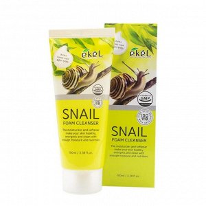 Ekel, Пенка для умывания с муцином улитки Foam Cleanser Snail, 100 мл