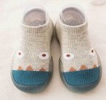 Носки детские, цвет серый и зелёный
