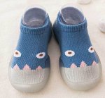 Носки детские, цвет синий и серый