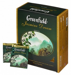 Чай Гринфилд Jasmine Dream green tea 2г 1/100/9, шт
