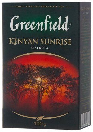 Чай Гринфилд Kenyan Sunrise 100г 1/14, шт