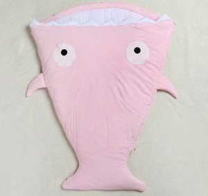Спальный мешок "Акула", цвет розовый