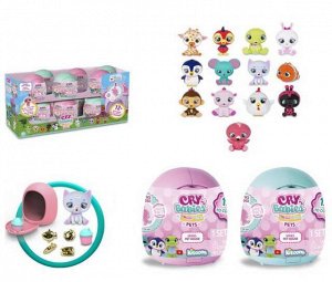 Фигурка IMC Toys Cry Babies Magic Tears Плачущий питомец с аксессуарами, в капсулах, 12 видов12