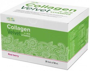 Коллаген и аминокислоты Collagen Velvet + ACE red berry Liquid & Liquid 50 мл.