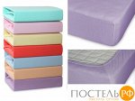 Простыня Cleo трикотажная на резинке 90*200*25 9/04 (сиреневый)