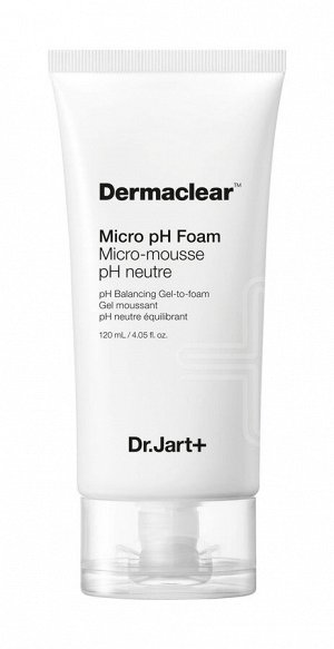 DR.JART++ Dr.Jart +Dermaclear Micro pH Foam Гель-пенка для умывания и глубокого очищения pH 120 мл