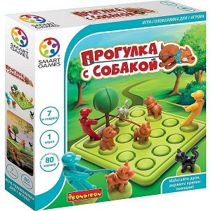 Логическая игра Bondibon Прогулка с собакой, арт. SG 427 RU.