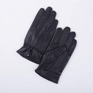 Перчатки, размер 7,5, подклад флис, цвет чёрный