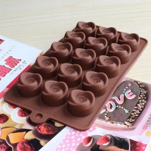 Силиконовая форма для шоколада Chocolates Mould / 15 ячеек 20 x 11 см
