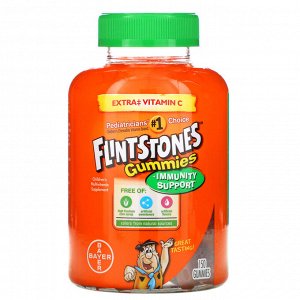 Flintstones, Детские мультивитамин с иммунной поддержкой, 150 конфет