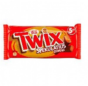 Шоколадный батончик Twix Spekulatius Gewurz, 230 г (5 шт по 46 г)