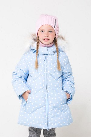 Куртка(Осень-Зима)+girls (голубой, снежки)