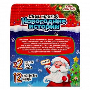 Набор для опытов Адвент-календарь «Домик Деда Мороза»