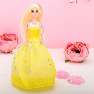 Кукла-модель на подложке с аксессуарами «Маленькой принцессе», МИКС