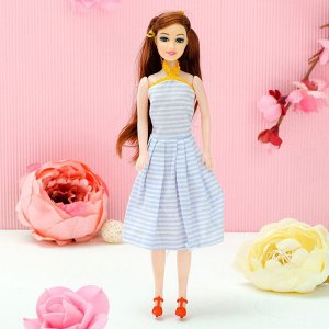 Кукла-модель на подложке с аксессуарами «С днём рождения!», МИКС