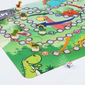 Настольная игра-пазл «В стране динозавров»