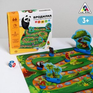 Настольная игра «Бродилка. Путешестие по Джунглям», 3+