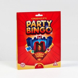 ЛАС ИГРАС Командная игра «Party Bingo. Супергерои», 7+