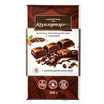 шоколад Коммунарка Горький с шоколадной начинкой 200 г