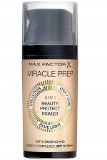 Max Factor Miracle Prep 3 in 1 Beuaty Protect Primer Праймер для лица blue light