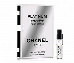 CHANEL men EGOISTE PLATINUM   Туалетная вода   1.5 мл. (пробник)