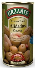 Оливки с косточкой в маринаде Урзанте 0,35л.