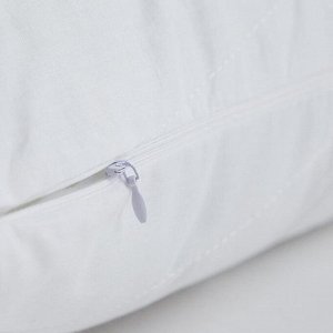 Подушка на молнии Царские сны Бамбук 70х70 см, белый, перкаль (хлопок 100%)
