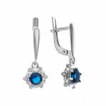 Серьги из серебра с фианитом 2100758-03505