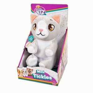 96783 Мягкая игрушка IMC Toys Club Petz Котенок интерактивный (серый) , со звуковыми эффектами, шевелит лапками если почесать животик