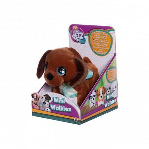 99869 Мягкая игрушка IMC Toys Club Petz Щенок Mini Walkiez Chocolab интерактивный, ходячий, со звуковыми эффектами