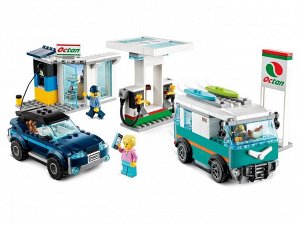 60257-L Конструктор LEGO CITY Turbo Wheels Станция технического обслуживания